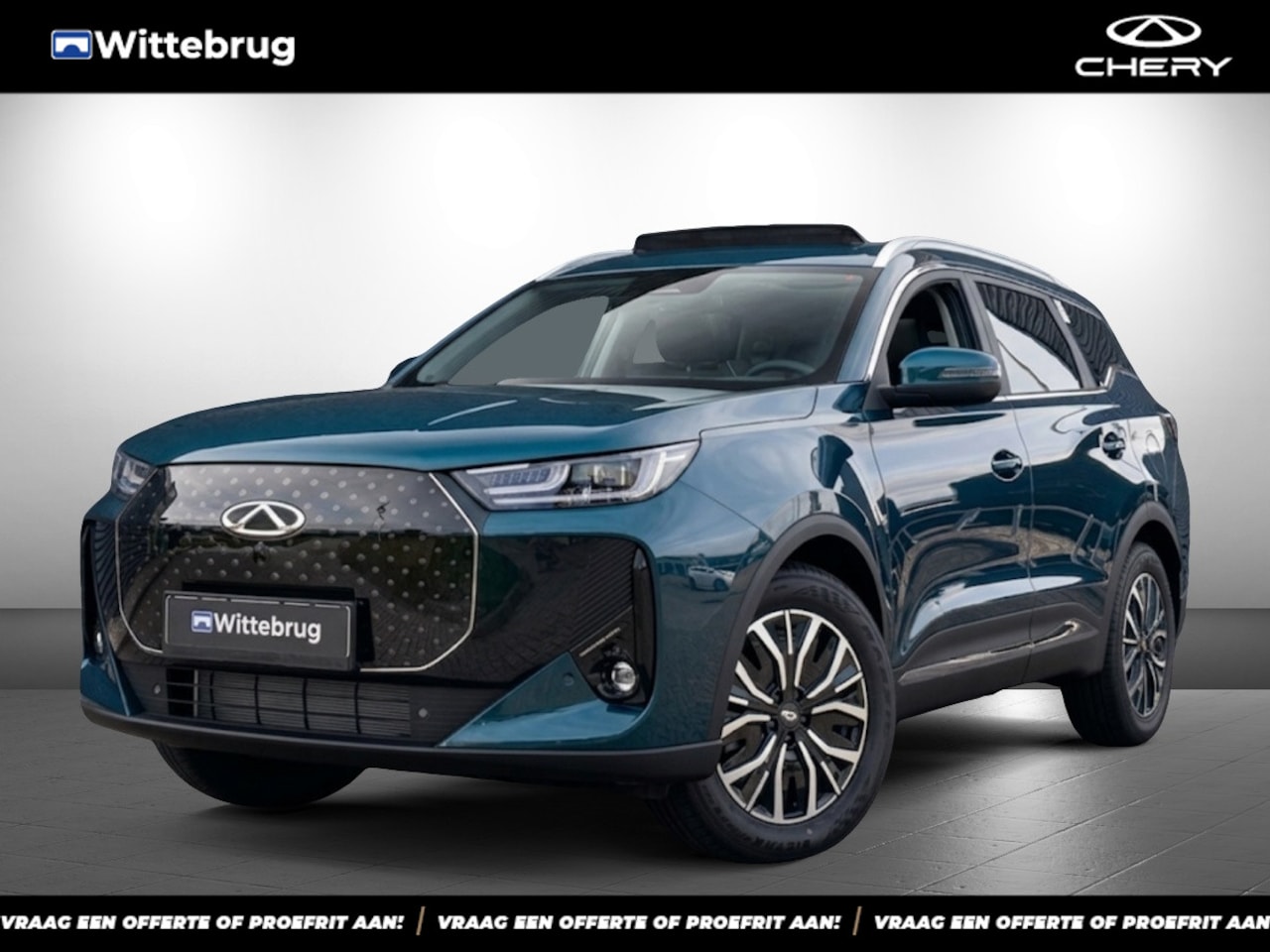 Chery Tiggo 7 - Unique Plug-In Hybride Automaat met 1200 km Range, Lederen bekleding en Navigatie Uit voor - AutoWereld.nl