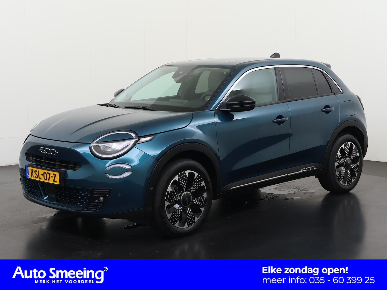 Fiat 600 - 1.2 Hybrid La Prima | Leder | Camera | Adaptive cruise | Zondag open! - AutoWereld.nl