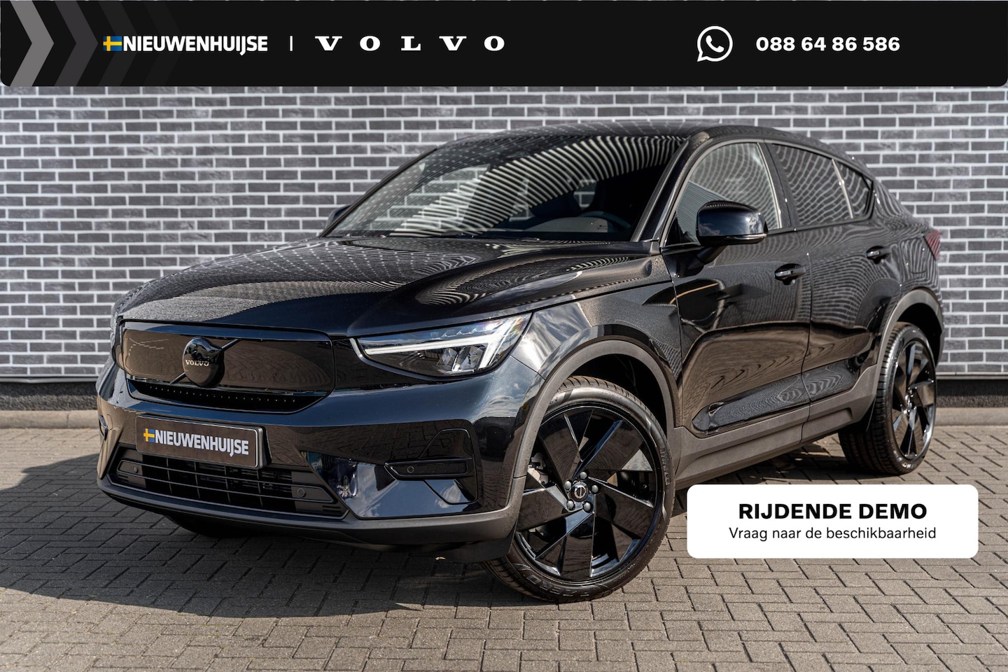 Volvo EC40 - Single Motor Plus Black Edition Europa 70 kWh | Google | Adaptieve Cruise Control | Getint - AutoWereld.nl