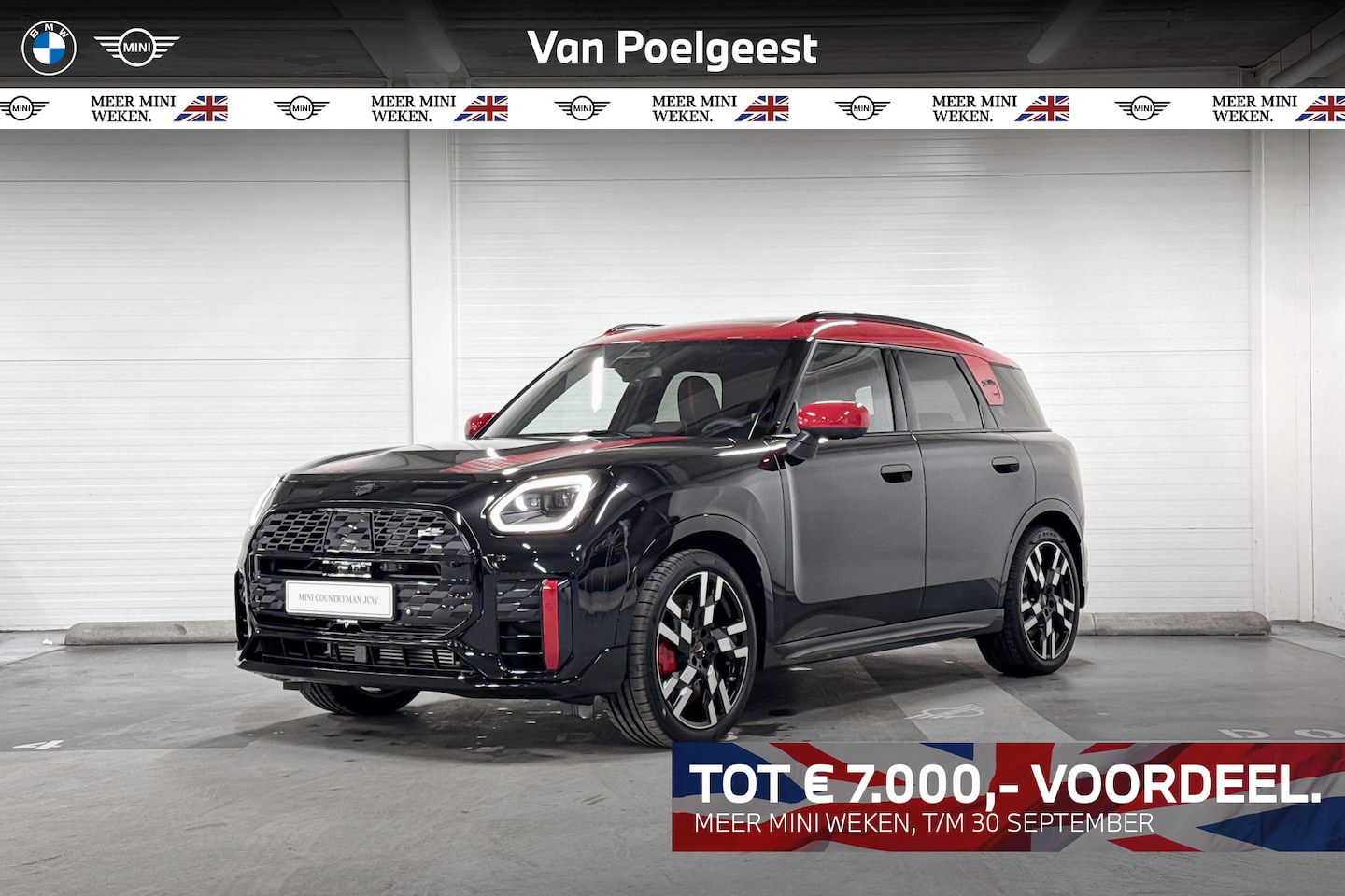 MINI Countryman - John Cooper Works All4 |  Pakket XL | Panorama dak | 20" John Cooper Works Flag Spoke 2-to - AutoWereld.nl