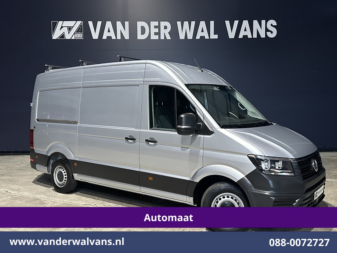 Volkswagen Crafter - 2.0 TDI 141pk Automaat L3H3 L2H2 Euro6 Airco | Camera | Navigatie | Apple Carplay | Adapti - AutoWereld.nl