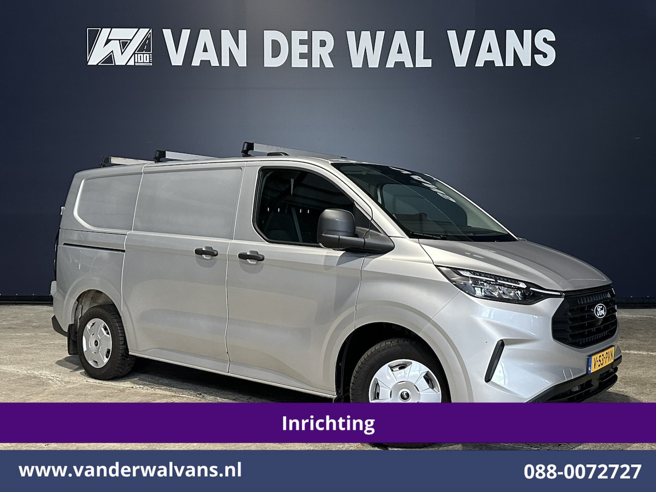Ford Transit Custom - 2.0 TDCI 150pk L1H1 Inrichting Euro6 Airco | Camera | LED | Apple Carplay | Cruisecontrol - AutoWereld.nl