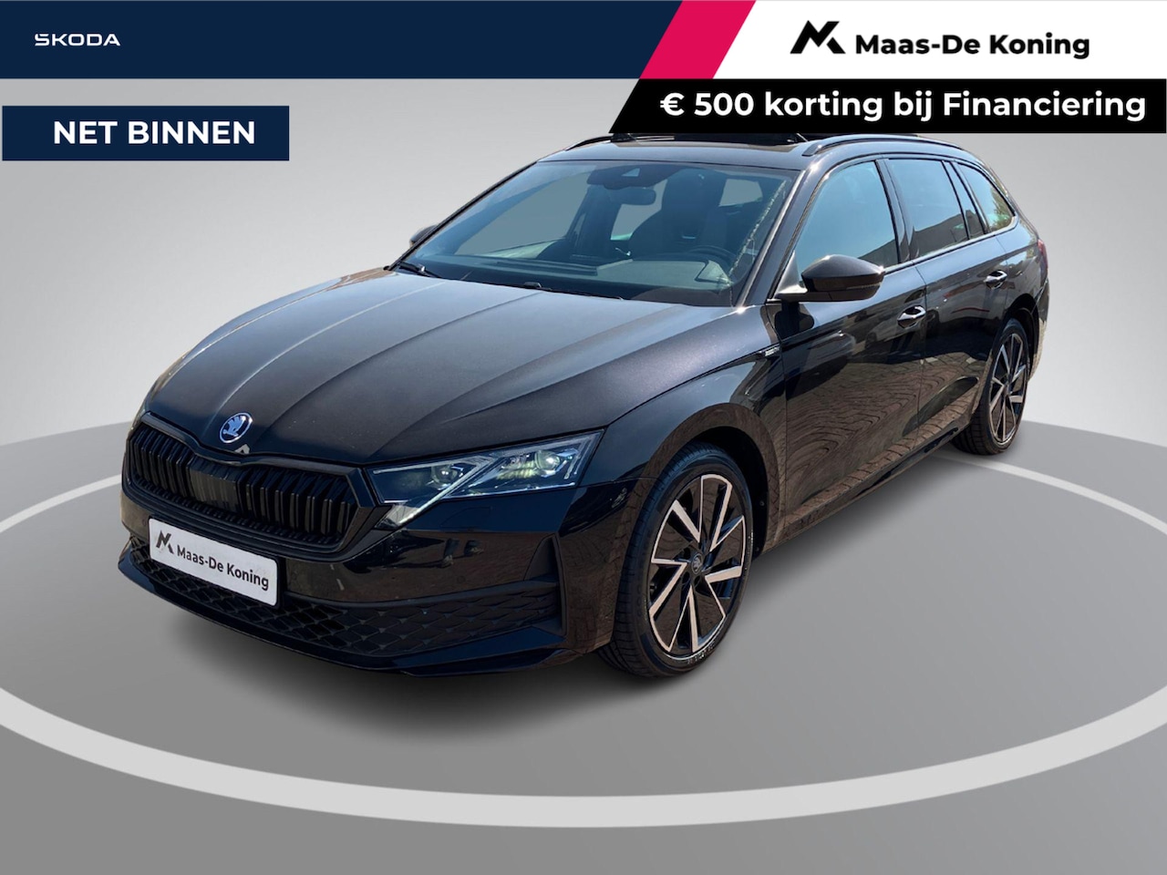 Skoda Octavia Combi - 1.5TSI/150PK MHEV Sportline Business · Panoramadak · Trekhaak · Apple/Android · Garantie t - AutoWereld.nl