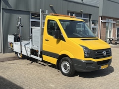 Volkswagen Crafter - 35 2.0 TDI L2H1 HIAB Laadkraan 013T Hijshaak Airco Cruise controle Gereedschapskisten 3-Pe