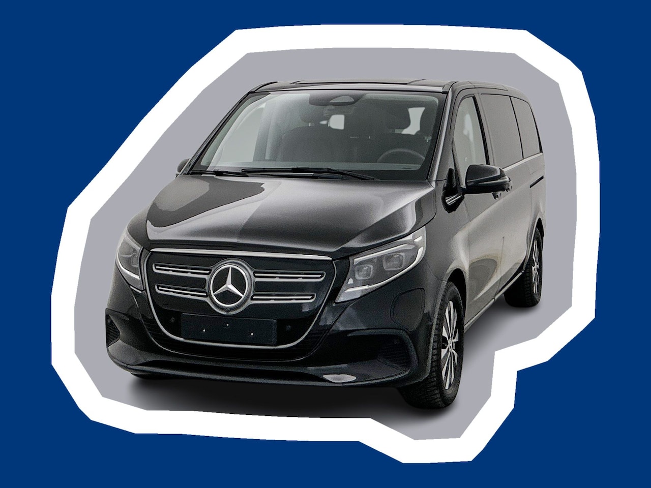Mercedes-Benz EQV - 300 L2 90kWh Avantgarde Airmatic-luchtvering Leder Elektrische schuifdeuren - AutoWereld.nl