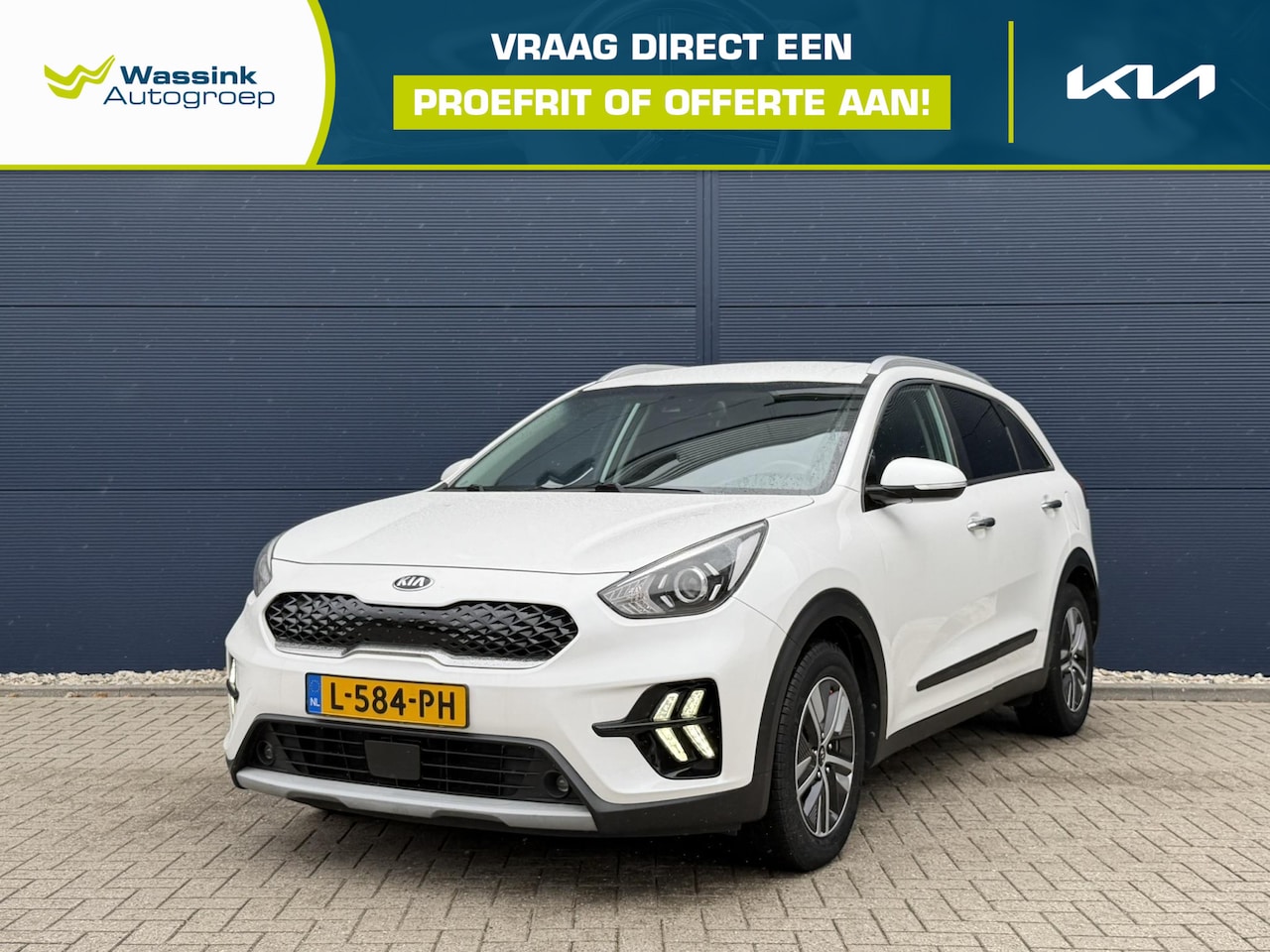 Kia Niro - 1.6 GDi Hybrid DynamicLine Apple Carplay & Android auto | Trekhaak | Achteruitrijcamera | - AutoWereld.nl
