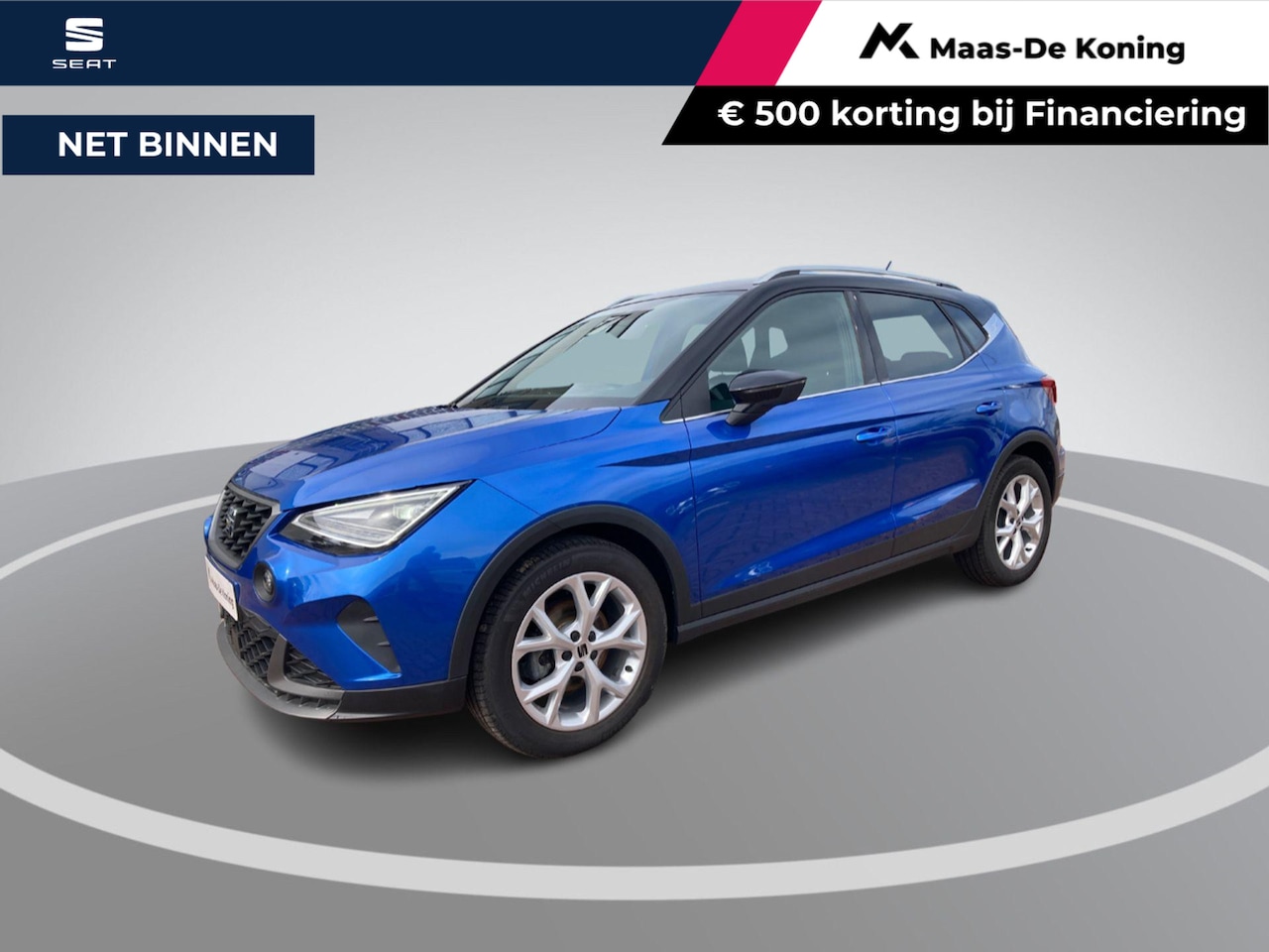 SEAT Arona - 1.0EcoTSI/95PK FR · Apple/Android Car Play · LED · Cruise control · Garantie t/m 08-04-202 - AutoWereld.nl
