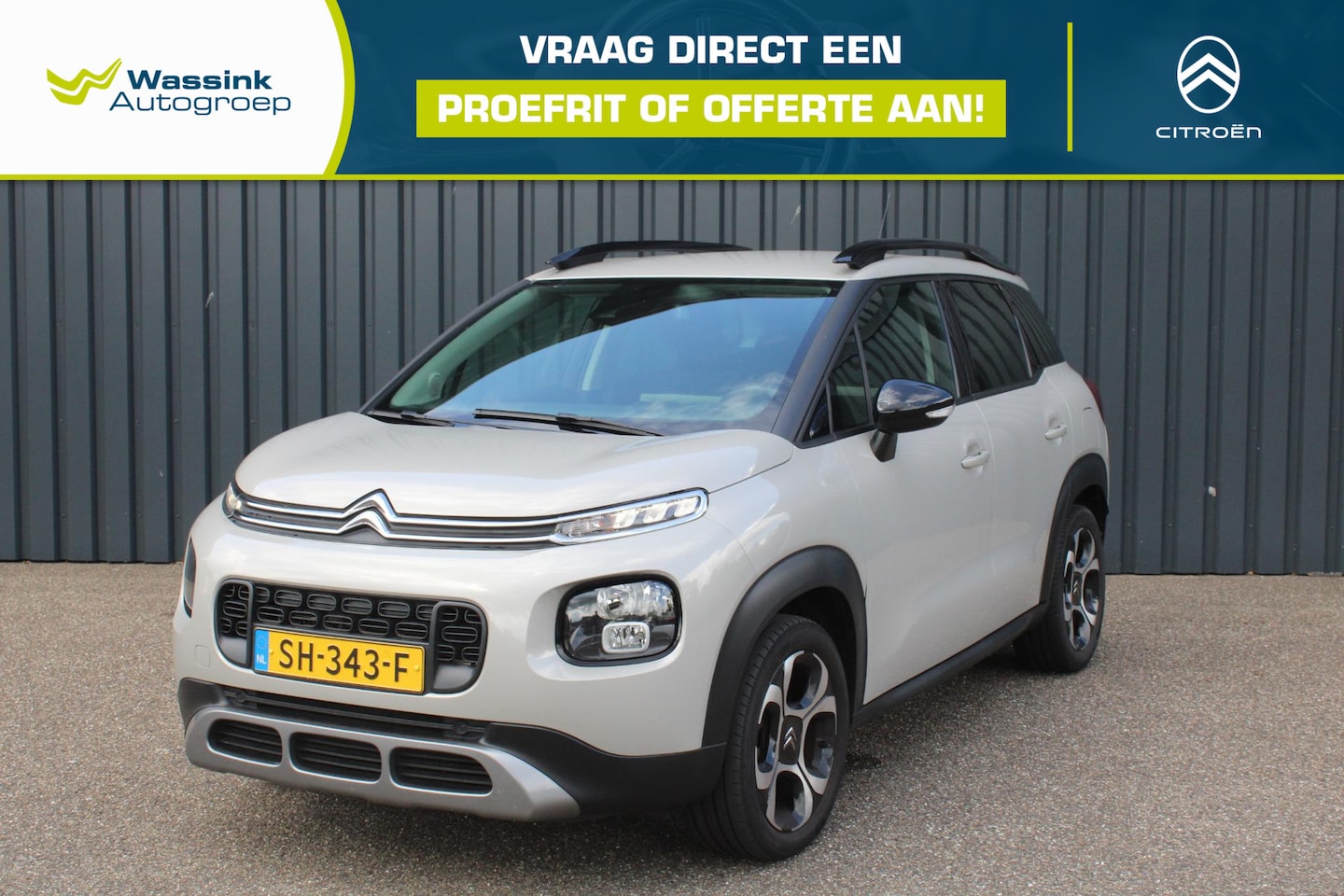 Citroën C3 Aircross - 1.2 PureTech S&S Shine Navigatie | Carplay | Trekhaak | Parkeersensoren Achter - AutoWereld.nl