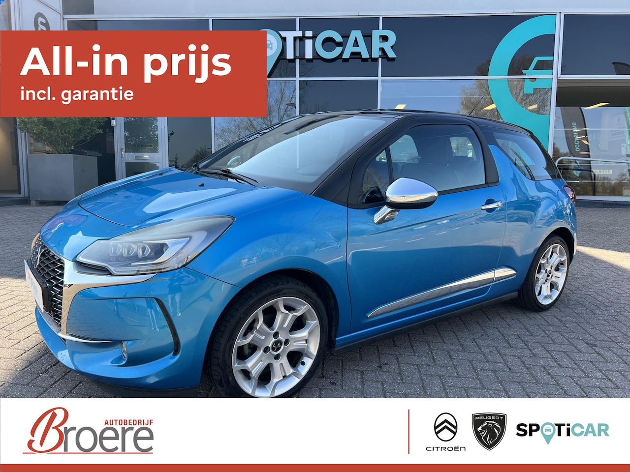 Citroën DS3 - 1.2 Turbo 110pk So Chic 3 deurs | 17 inch velgen - AutoWereld.nl