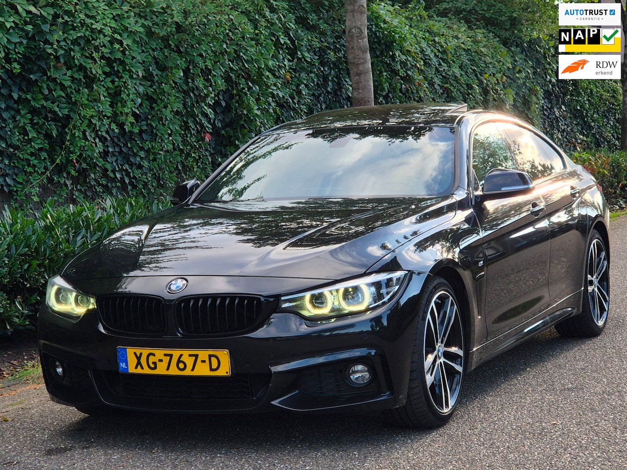 BMW 4-serie Gran Coupé - 420i M Sport High Ex Pano CarPlay Keyless Hifi Camera Shadow Line 19inch M Velgen 420i Hig - AutoWereld.nl