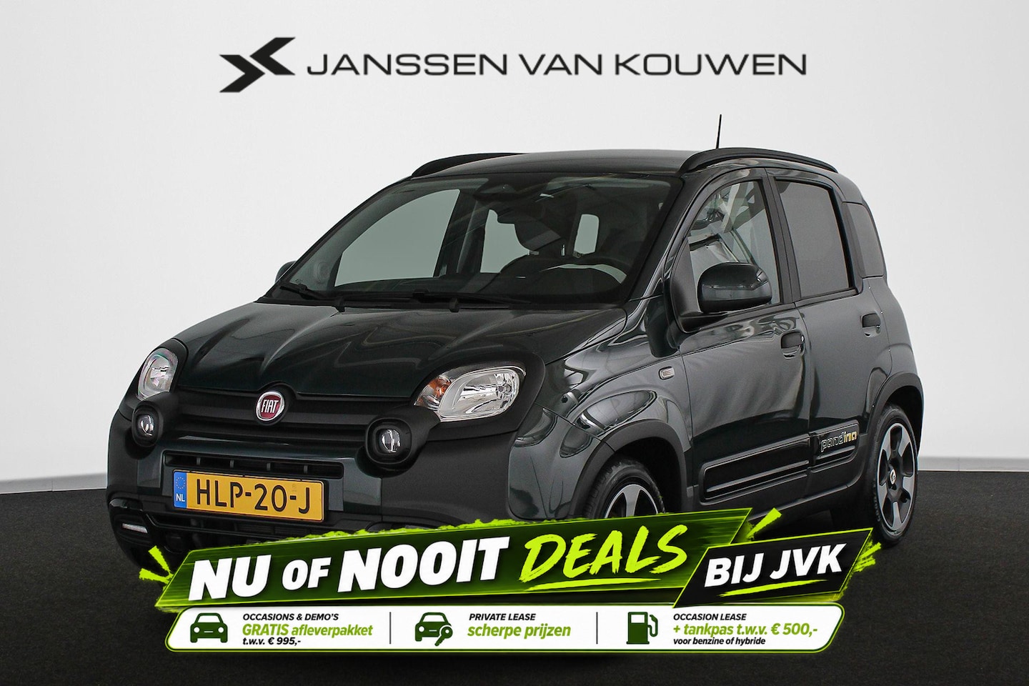 Fiat Panda - 1.0 Hybrid Pandina Airco Apple CarPlay 15" LMW - AutoWereld.nl
