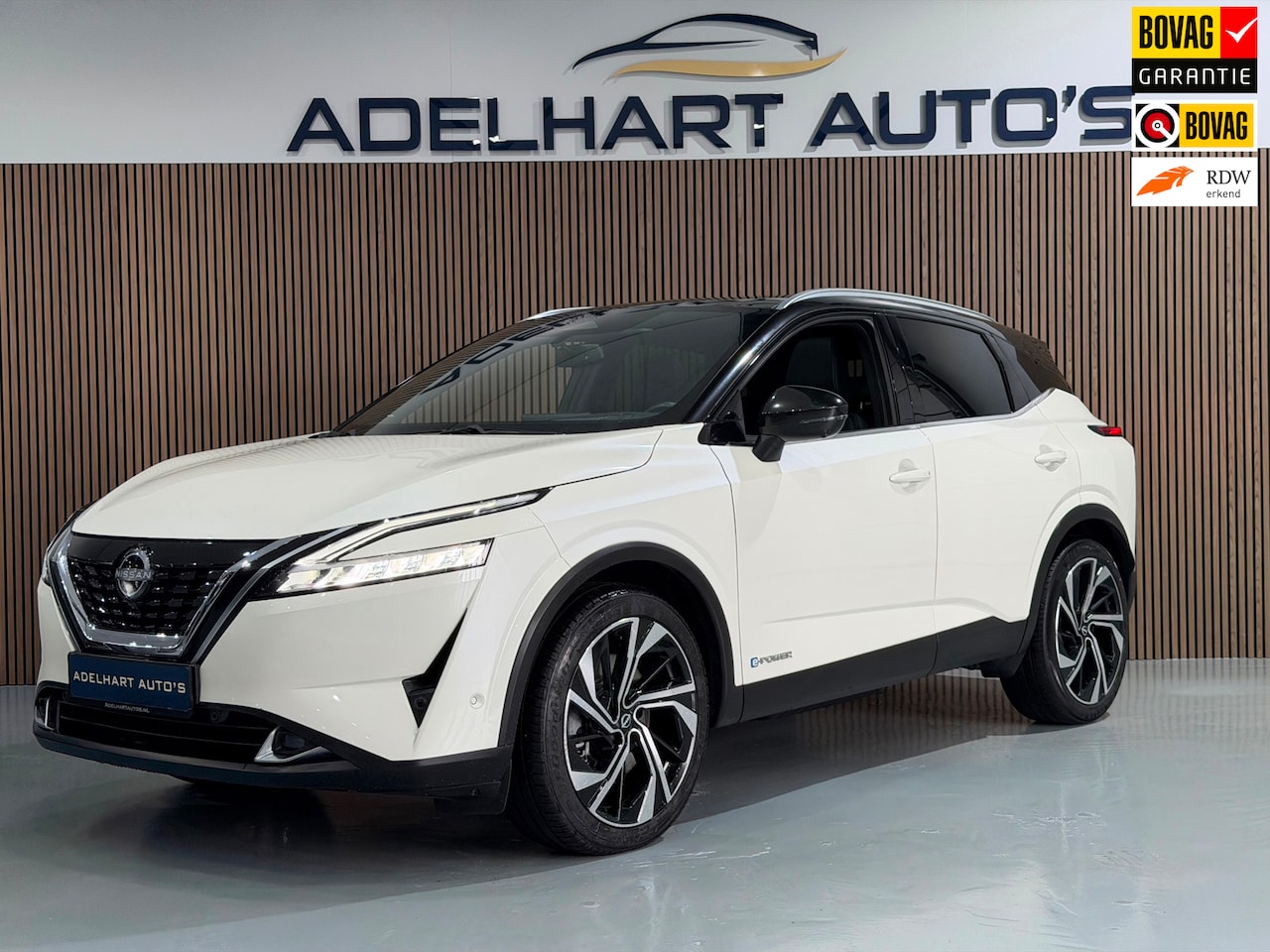 Nissan Qashqai - 1.5 e-Power Tekna Plus 190 PK / Panorama dak / Lederen interieur / elektrische Stoelen / K - AutoWereld.nl