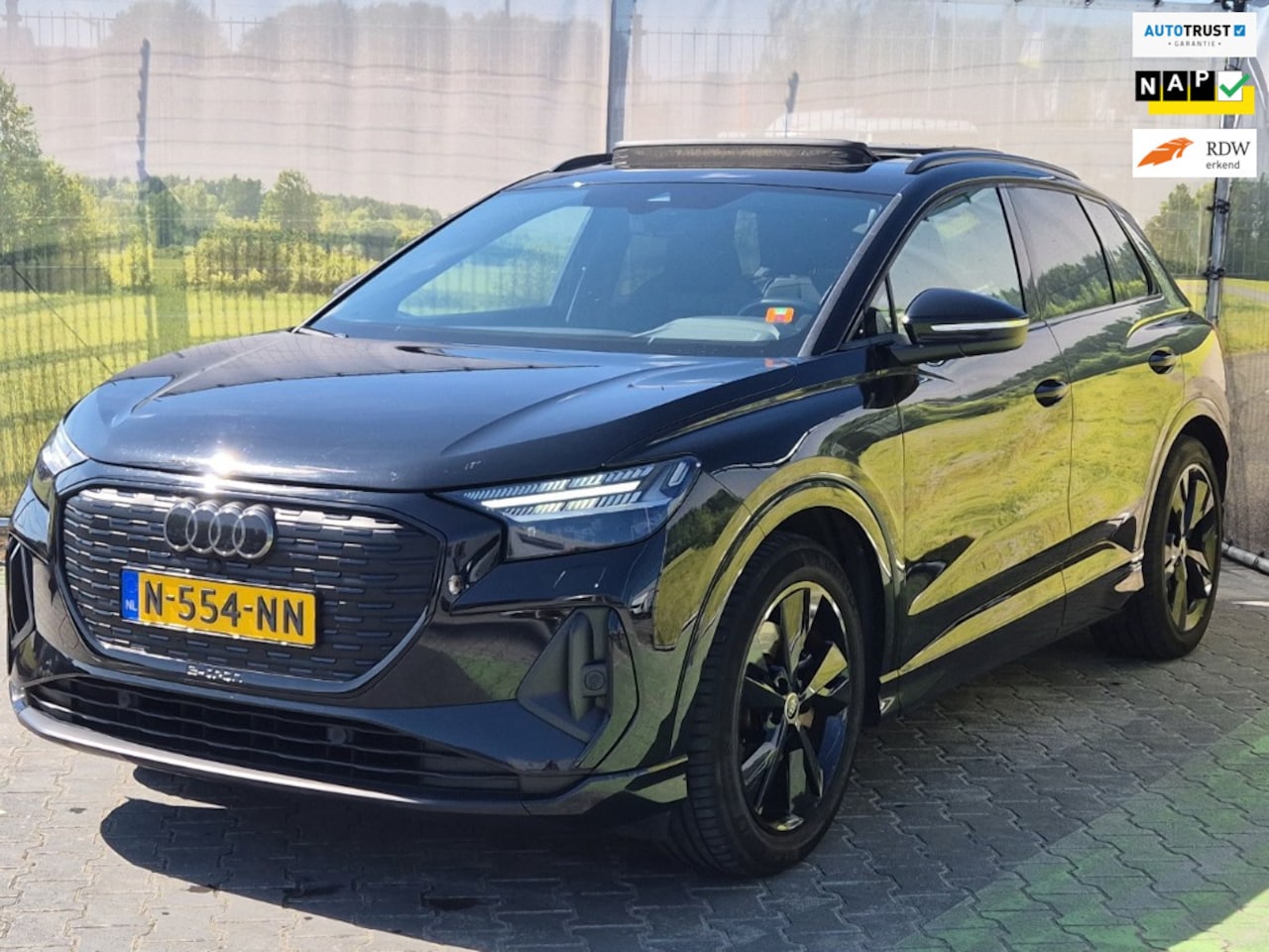 Audi Q4 e-tron - 40 Launch edition S Competition 77 kWh|SOH90%|DealerOnderh|Pano| - AutoWereld.nl
