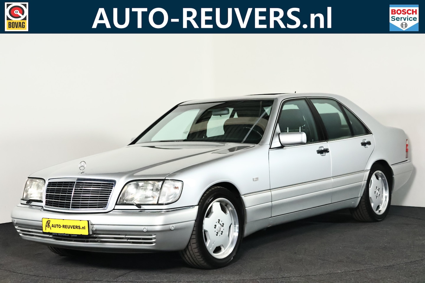 Mercedes-Benz S-klasse - 500 V8 AMG Line 18" LMV / Xenon / Glazen Open Schuifdak / Clima / Leder - AutoWereld.nl