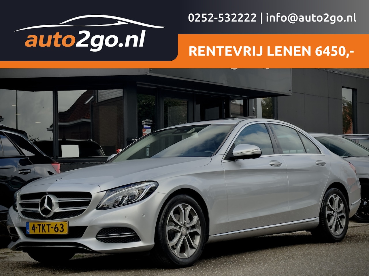 Mercedes-Benz C-klasse - 180 AUT7 PRESTIGE LEDER NAVI AIRCO LED LMV PDC - AutoWereld.nl