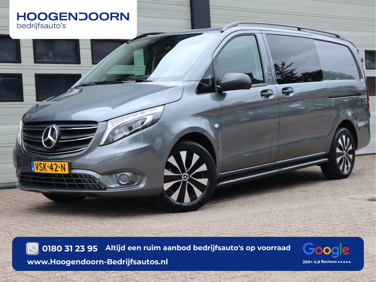 Mercedes-Benz Vito - 116 CDI Automaat Euro 6 - DC 5 Pers. - 2x Schuifdr - A.Deuren - LED - Cruise - Camera - AutoWereld.nl