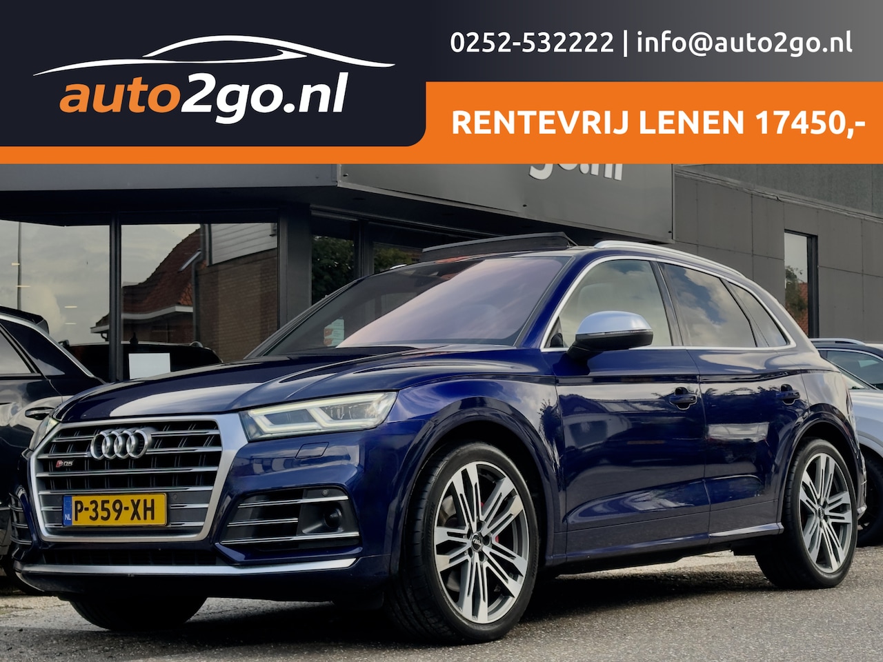 Audi Q5 SQ5 - 3.0 TFSI AUT8 QUATTRO PRO-LINE PLUS PANODAK DESIGNO-LEDER NAVI CAMERA DIGI-DASH BANG & OLU - AutoWereld.nl