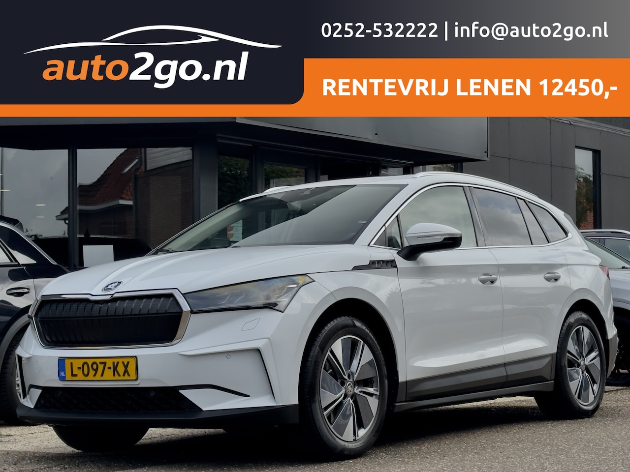 Skoda Enyaq iV - 80 PANODAK LEDER NAVI CAMERA APPLE-CARPLAY DIGI-DASH LED LMV PDC - AutoWereld.nl