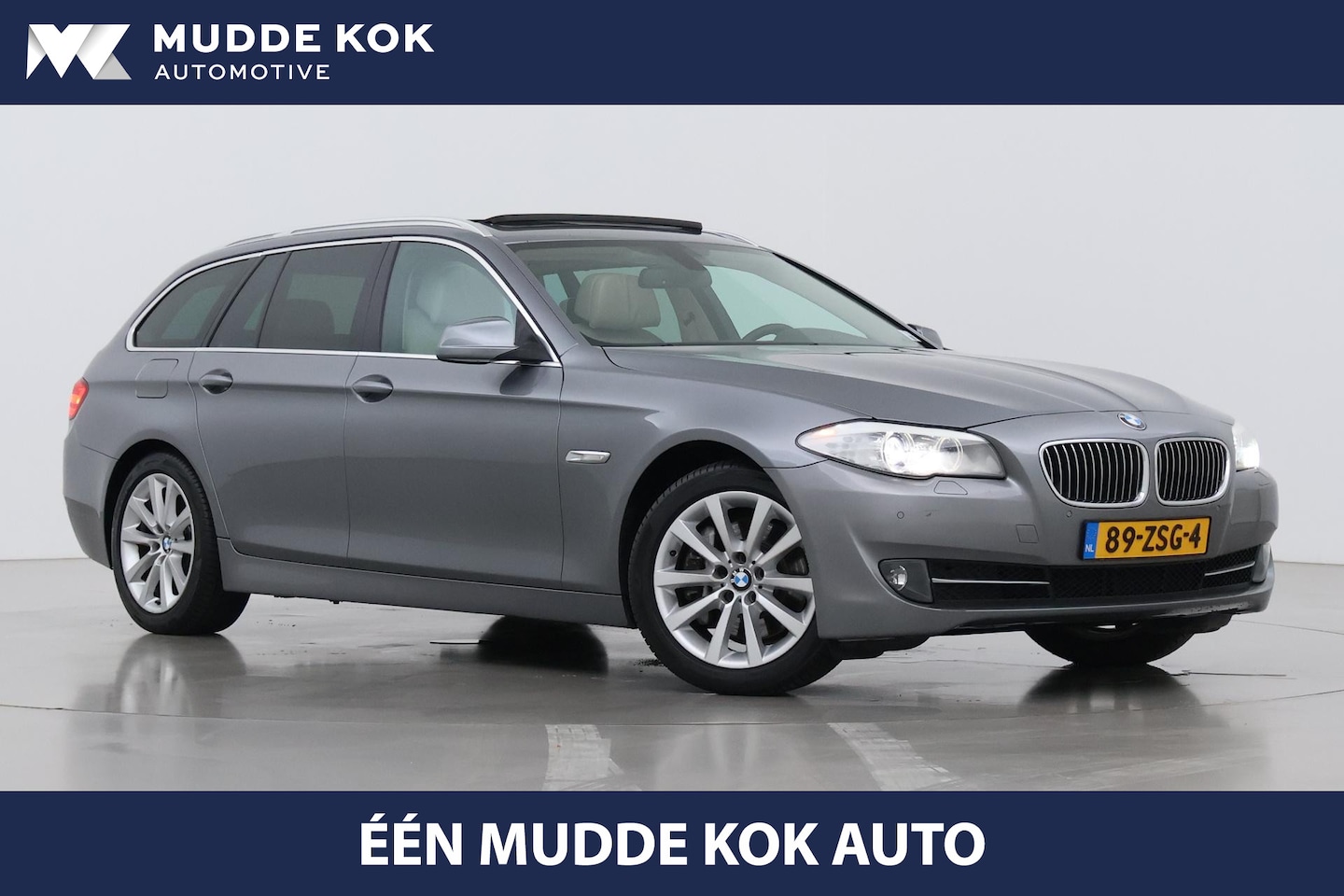 BMW 5-serie Touring - 530i Upgrade Edition | Panoramadak | Leder | Navigatie | Comfortstoelen+Memory | Stoelverw - AutoWereld.nl