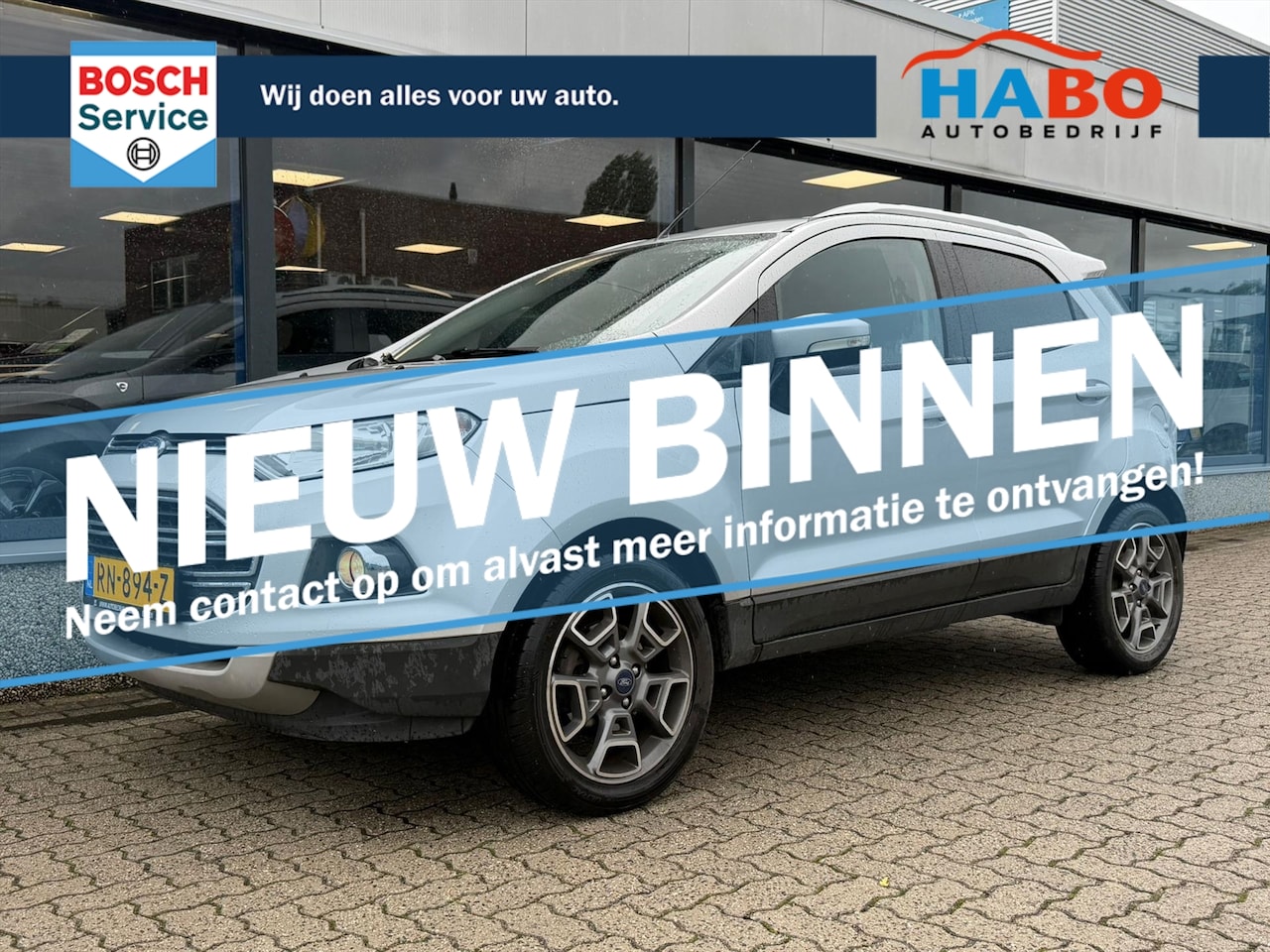 Ford EcoSport - 1.0 ECOBOOST TITANIUM ECC/CRUISE/NAV/KEYLESS.ENTRY/REGEN.SENS/PARK.SENS/36.000KM!! - AutoWereld.nl