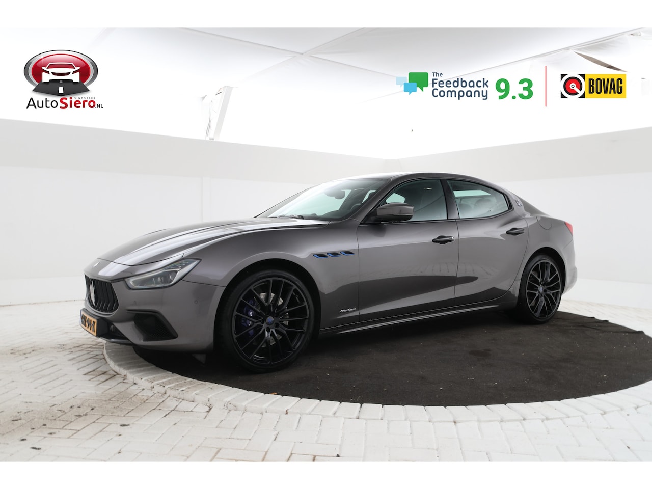 Maserati Ghibli - 2.0 MHEV GranSport Schuif/Kanteldak, 360 Camera, Vollerder - AutoWereld.nl