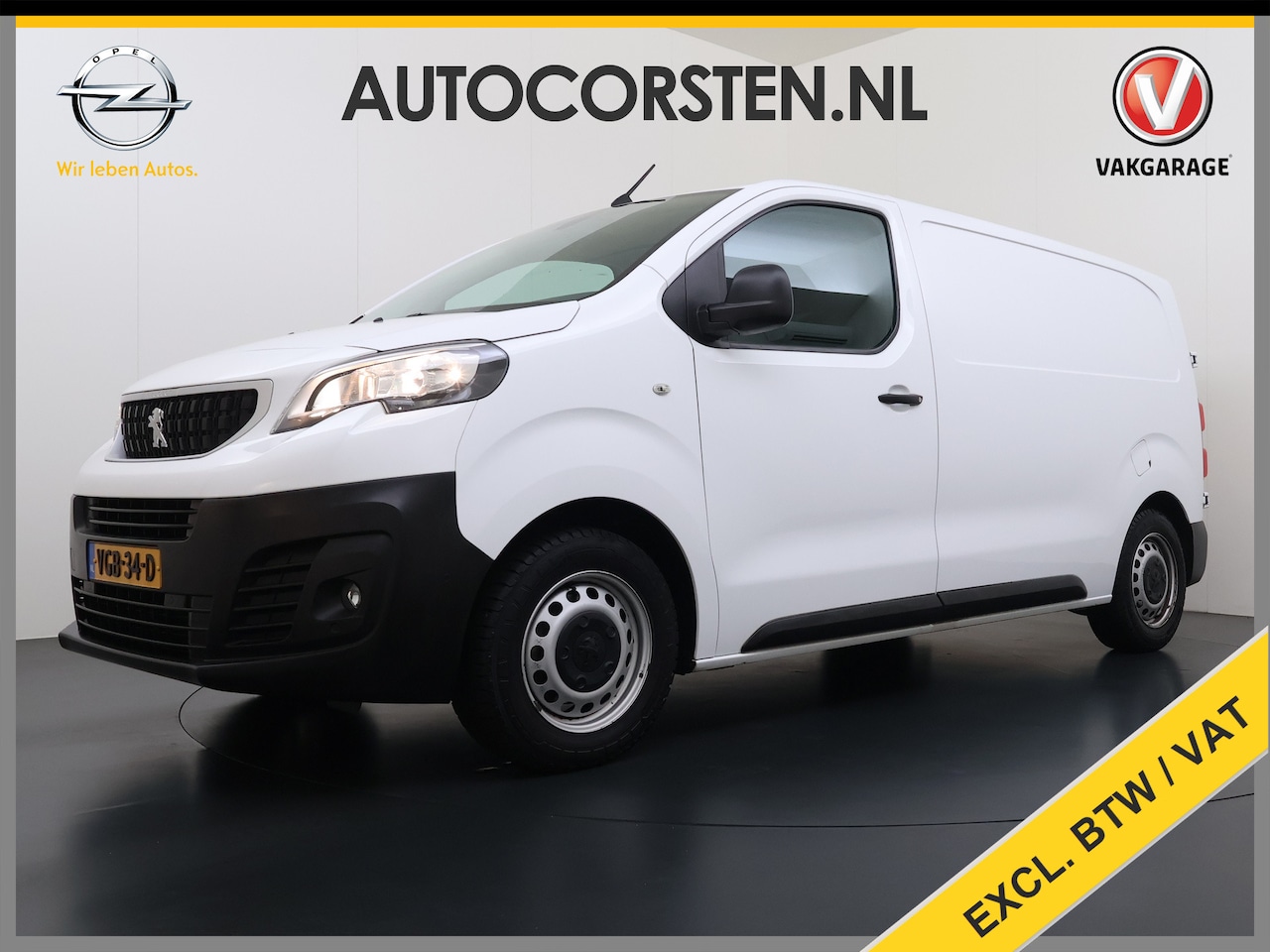Peugeot Expert - 1.5HDI 100PK L2 3-Persoons LIFT Euro 6 360°Camera Airco Apple Carplay Android Auto Navi Cr - AutoWereld.nl