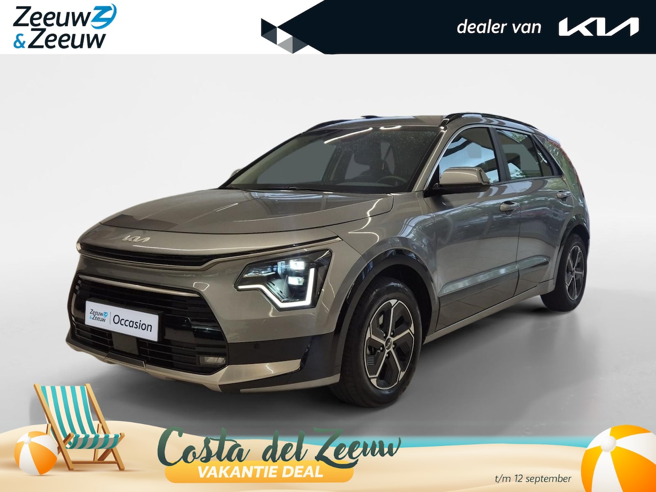 Kia Niro - 1.6 GDi Hybrid Dynamicline | Airco | Navi | Camera | Elektrische bestuurdersstoel | Privac - AutoWereld.nl
