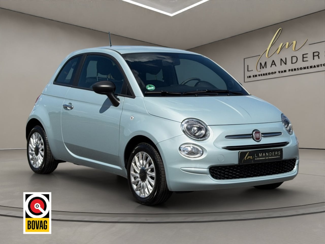 Fiat 500 - 1.0 Hybrid Dolcevita 2023 BLAUW | Apple CarPlay | Display | Airco - AutoWereld.nl