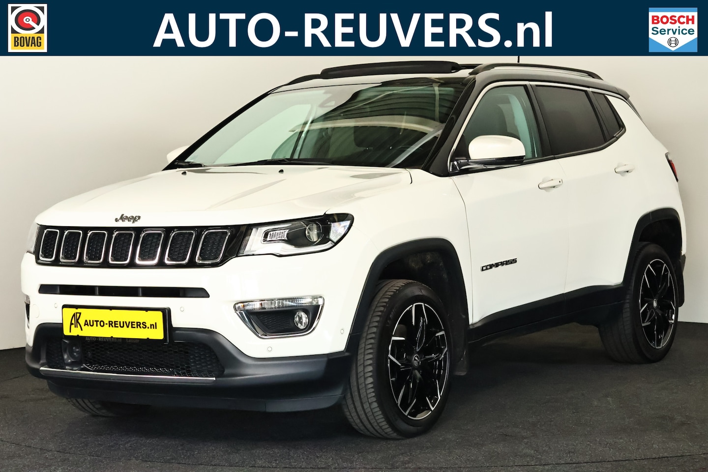 Jeep Compass - 1.4 MultiAir Limited 4x4 / Opendak / Leder / Beats / CarPlay - AutoWereld.nl