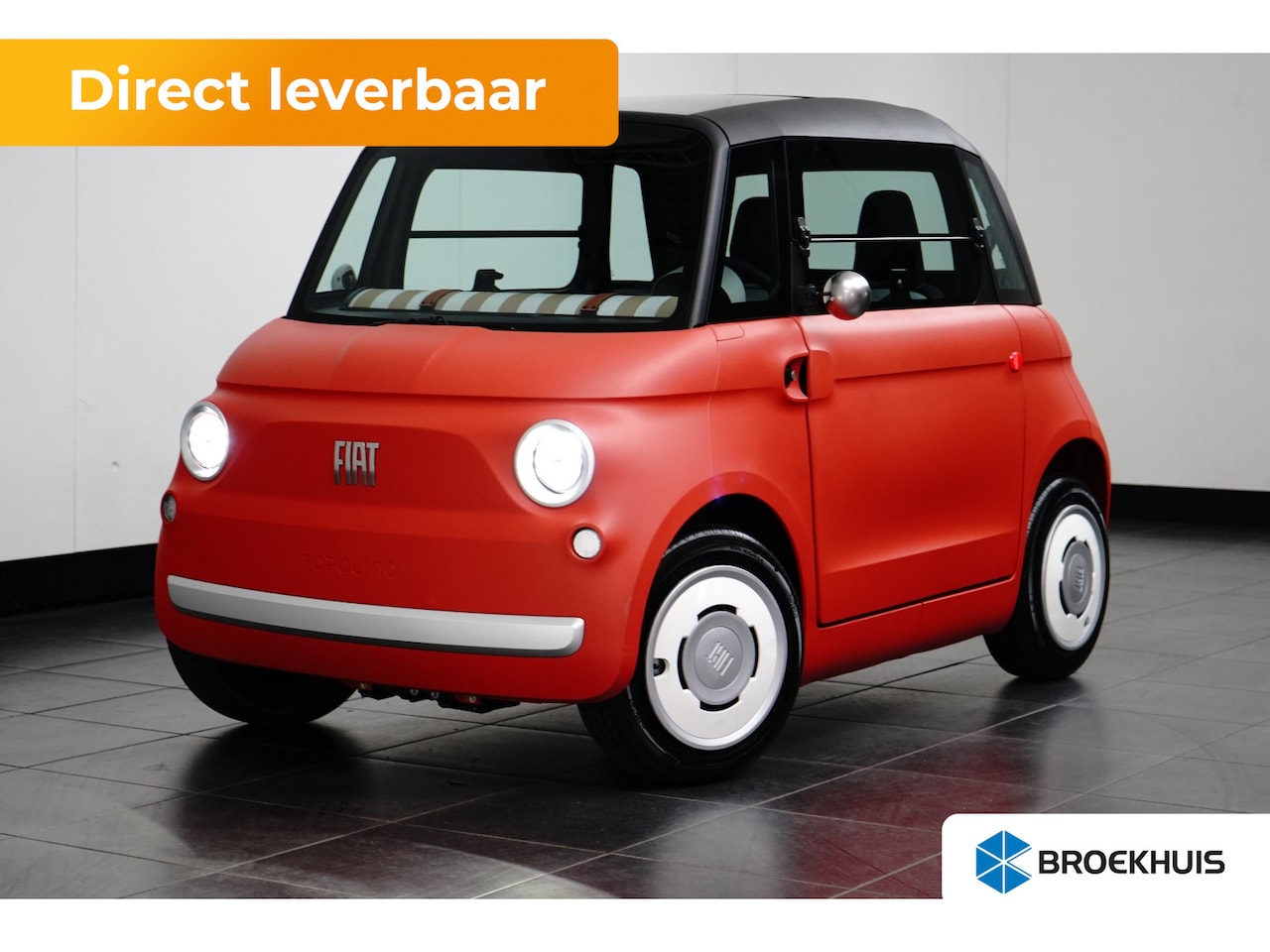 Fiat Topolino - Corallo | Direct Leverbaar | Vanaf 16 Jaar | Panoramadak | Digitaal Display | - AutoWereld.nl
