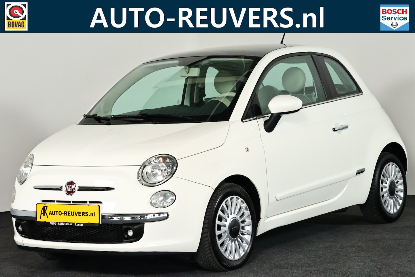 Fiat 500 - 0.9 TwinAir Lounge / Panorama / Airco / Allseason banden - AutoWereld.nl