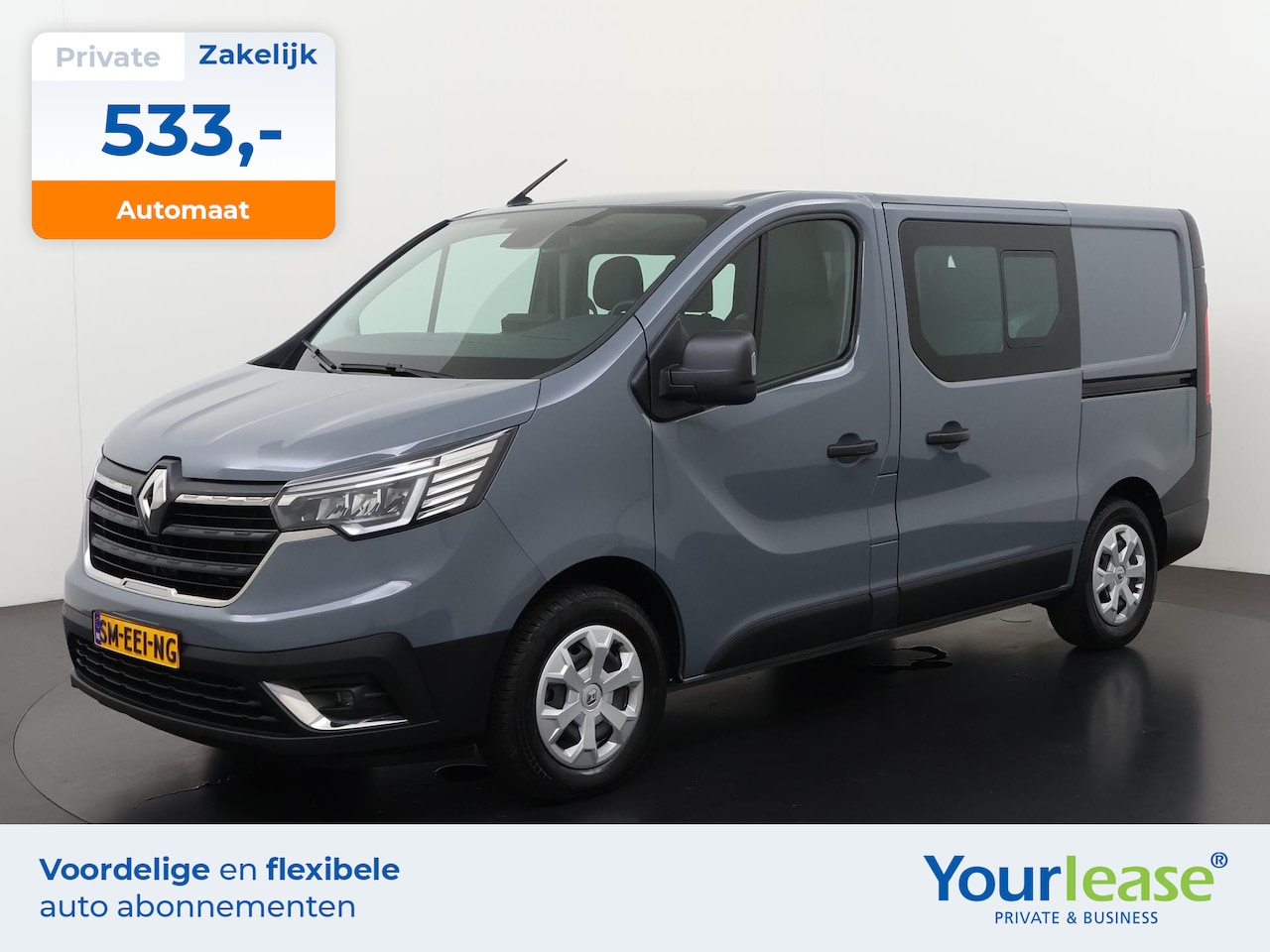 Renault Trafic - 2.0 dCi DC L1H1 Comfort Automaat | 533,- Full Operational Lease | Direct uit voorraad - AutoWereld.nl