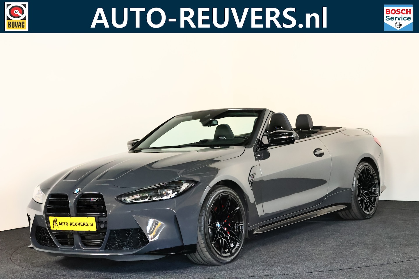 BMW 4-serie Cabrio - M4 xDrive Competition 510 pK Leder / Navi / Carplay / Ambient Light / H&K - AutoWereld.nl