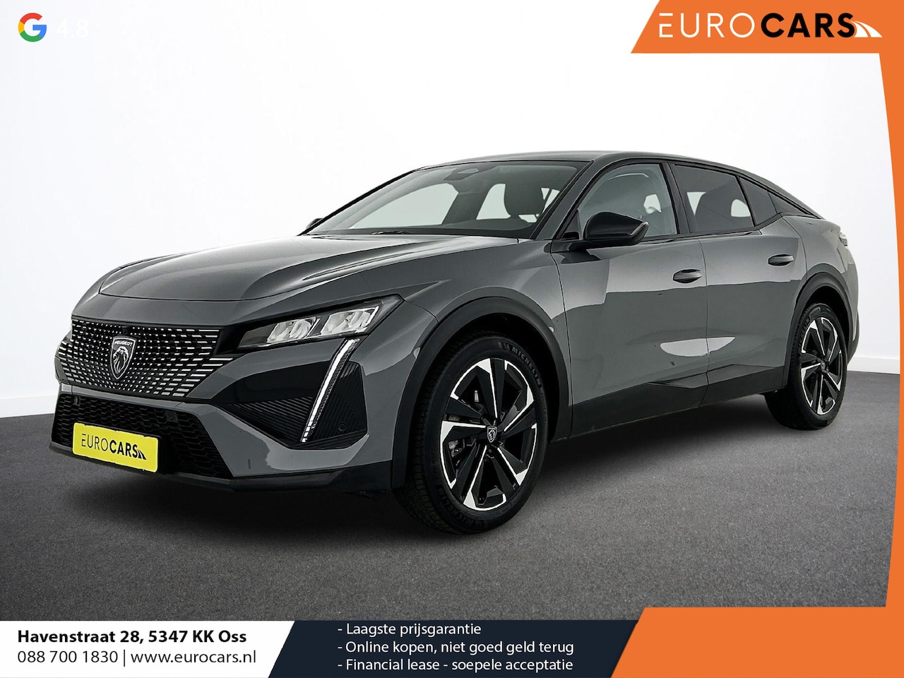 Peugeot 408 - 1.2 PureTech Allure Pack 130pk Automaat Comfort Pakket Ergo comfort stoel Electrische stoe - AutoWereld.nl