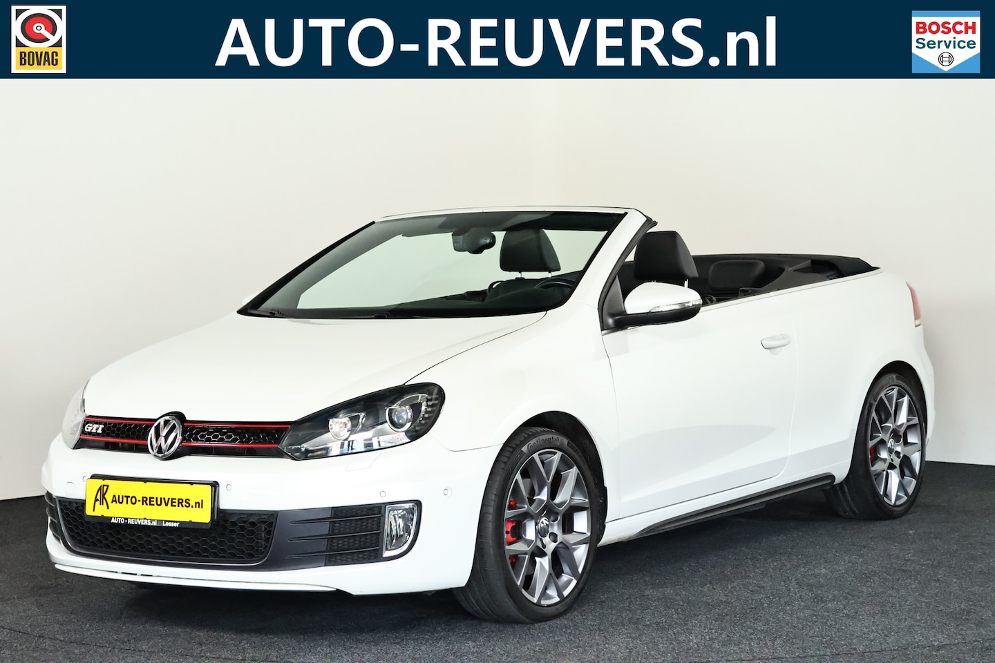 Volkswagen Golf Cabriolet - 2.0 TSI GTI Cruise / Leder / Navi / Xenon / Dynaudio - AutoWereld.nl