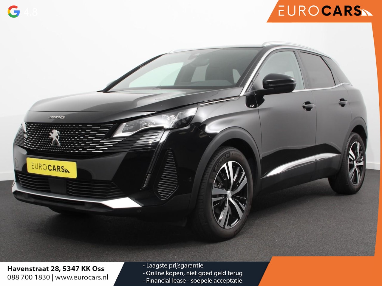 Peugeot 3008 - 1.2 Puretech 130pk Automaat GT Line Climate Control Navigatie Apple Carplay/Android Auto P - AutoWereld.nl