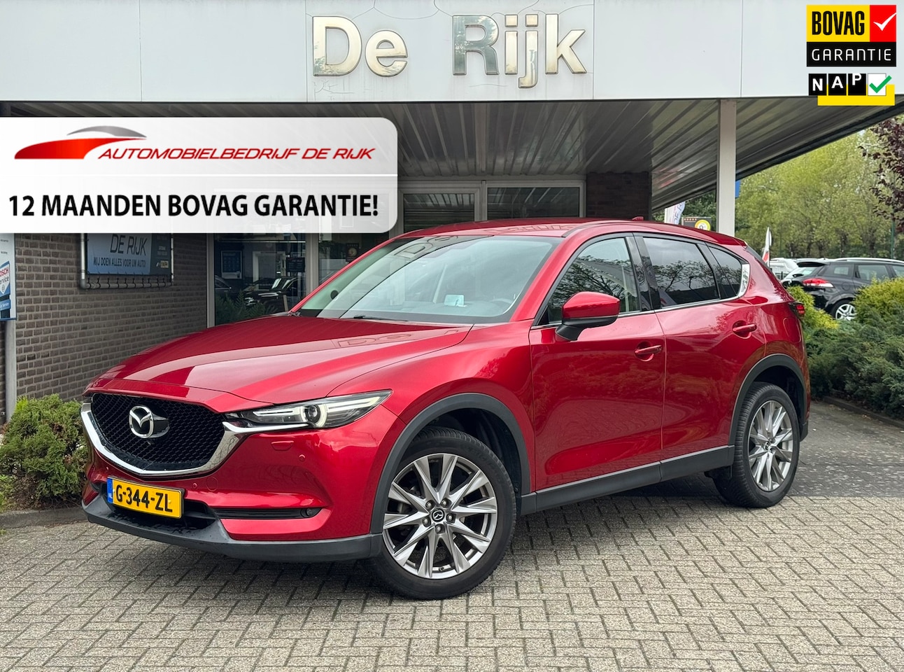 Mazda CX-5 - 2.0 SkyActiv-G 165 Business Luxury | Leder, Navi, Stoelverw.+Stuurverw., Ventilatie, Trekh - AutoWereld.nl