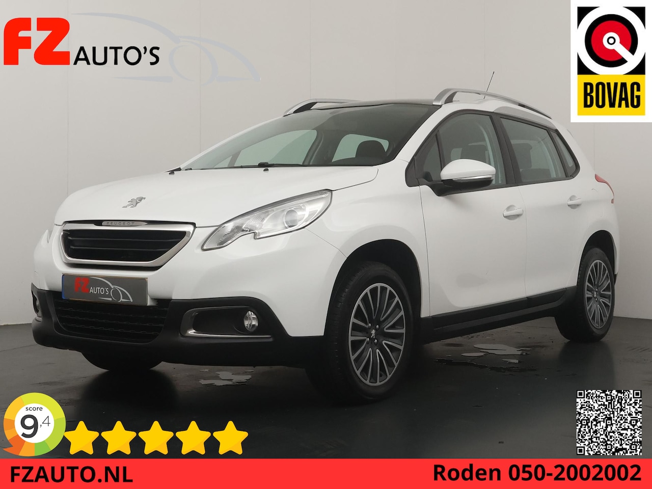 Peugeot 2008 - 1.2 PureTech Active Automaat - Navigatie - Glazen Panoramadak - Trekhaak - AutoWereld.nl