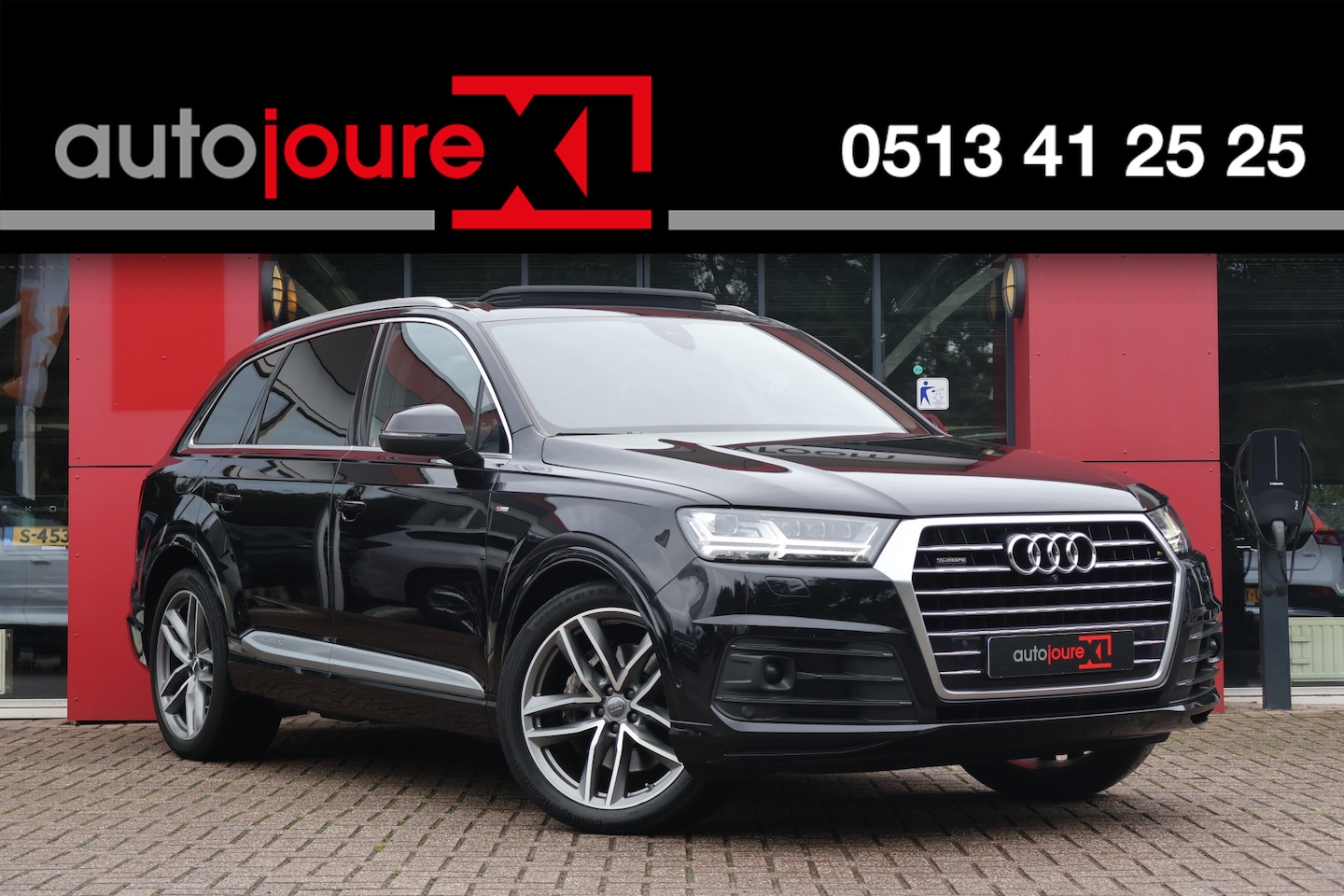 Audi Q7 - 3.0 TFSI Quattro Pro Line + 7p | HUD | ACC | Luchtvering | Panoramadak | S-Line | Trekhaak - AutoWereld.nl