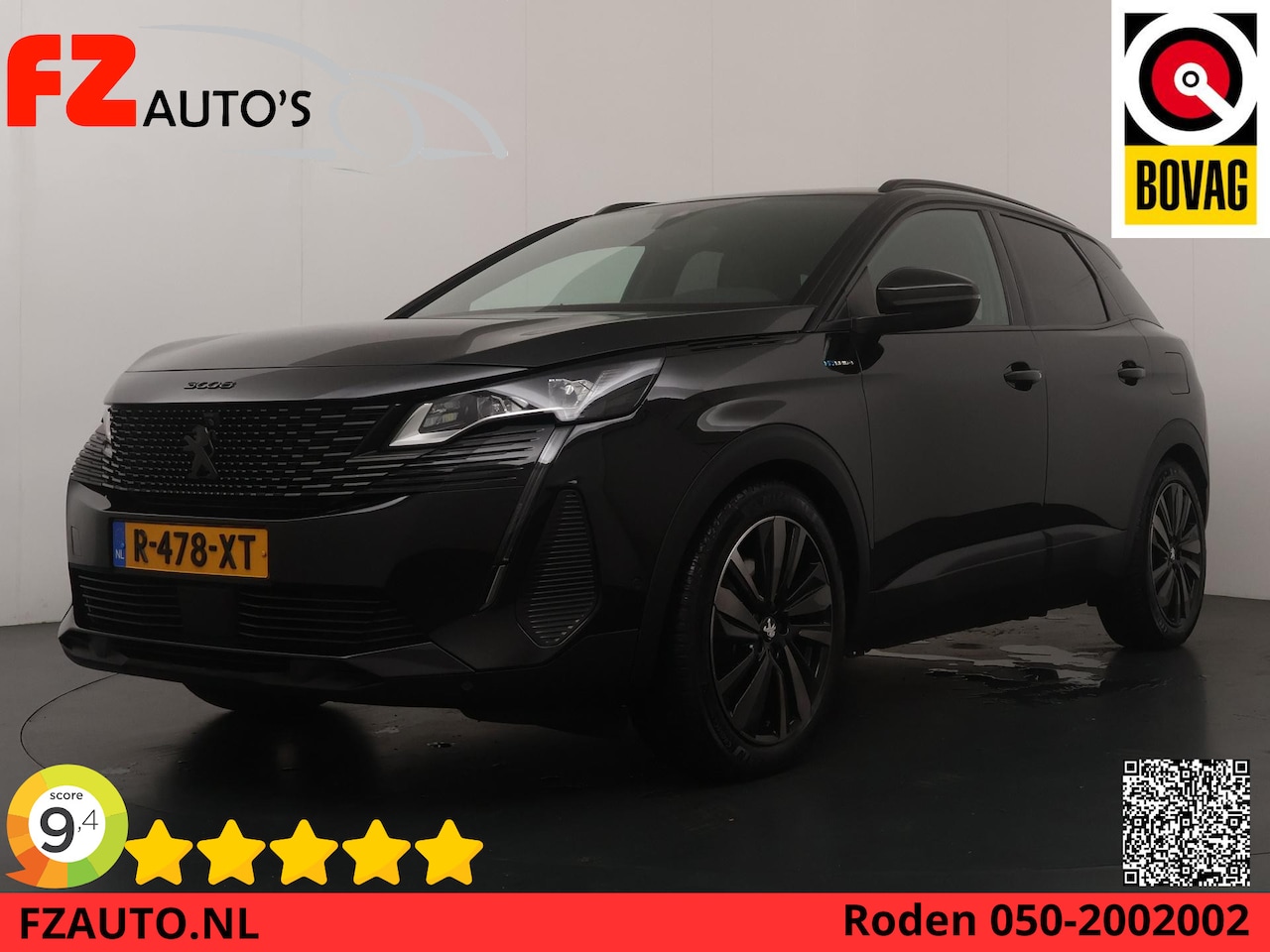 Peugeot 3008 - 1.6 HYbrid4 300 Blue Lease GT Automaat - Navigatie - Schuif/Kantel Dak - Achteruitrijcamer - AutoWereld.nl