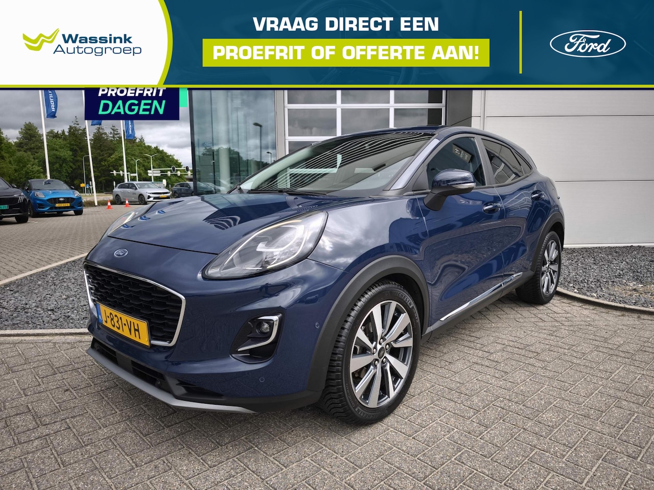 Ford Puma - 1.0 EcoBoost Titanium X Automaat | Camera | Adaptive cruise control | Winter pack | Stoelm - AutoWereld.nl