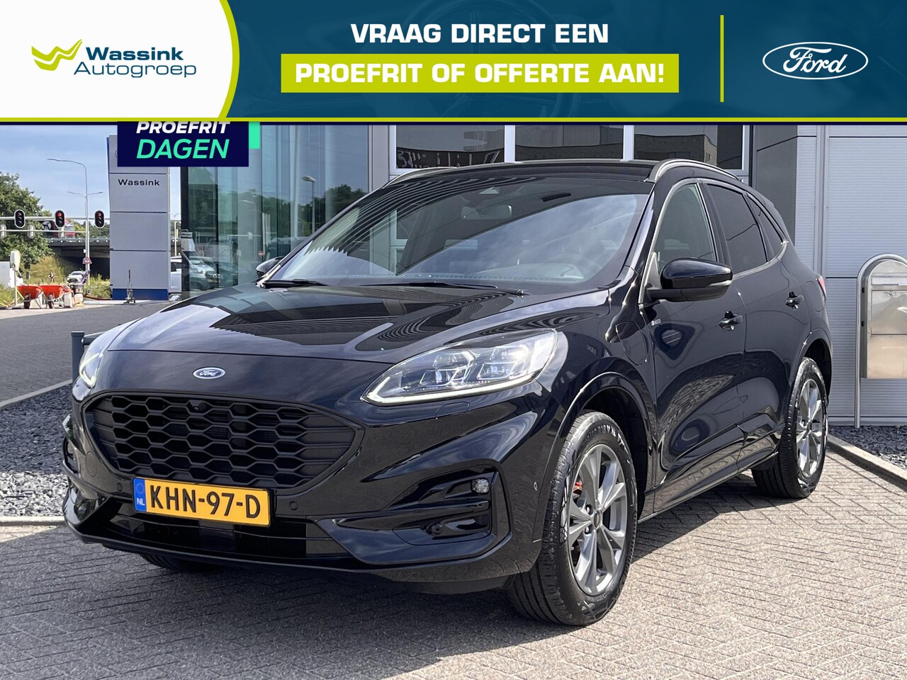 Ford Kuga - 2.5 PHEV ST-Line X Winterpack | Achterbank verwarming | Electrische achterklep | Navigatie - AutoWereld.nl