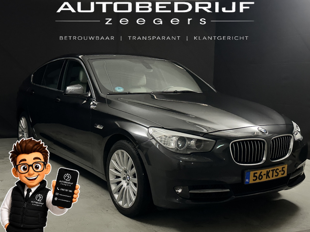 BMW 5-serie Gran Turismo - 535i High Executive *Heatseat*AC*Full Leather* - AutoWereld.nl