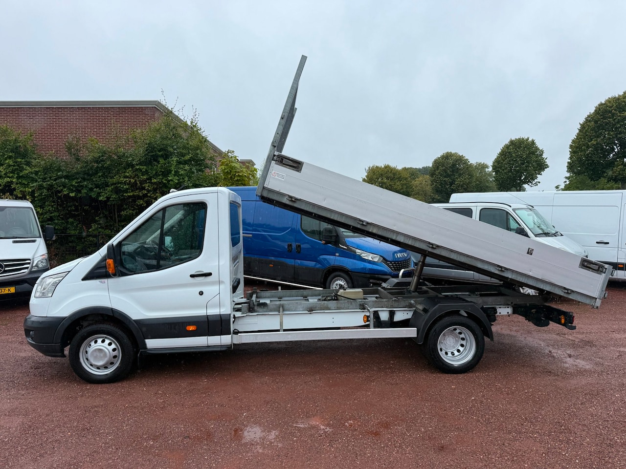 Ford Transit - 350 2.0 TDCI EURO 6 N1 Kipper 410x215 Open Laadbak - AutoWereld.nl
