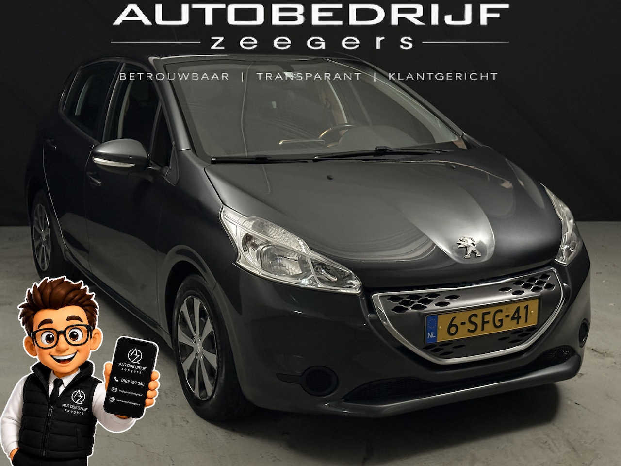 Peugeot 208 - 1.4 e-HDi Active *Diesel*Automaat*Well-Kept*Navi*AC* - AutoWereld.nl