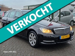 Mercedes-Benz C-klasse Estate - 180 Elegance uniek km navigatie parkeer sensor trekhaak