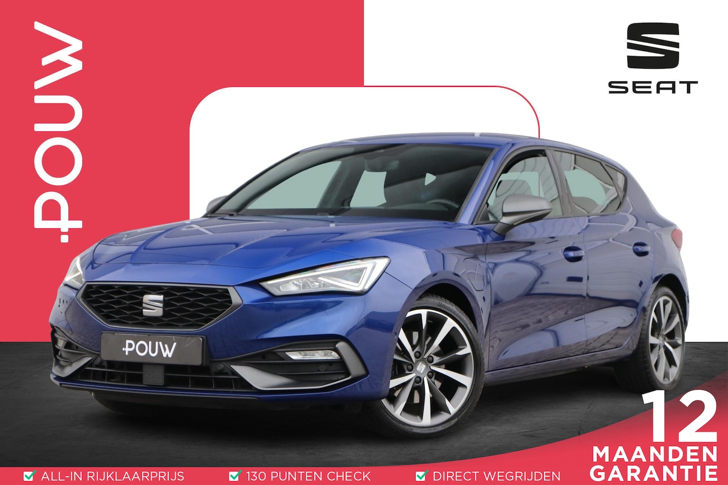 SEAT Leon - 1.4 TSI 204pk eHybrid PHEV FR | SoH 95% | Stoelverwarming | Achteruitrijcamera | 18" Velge - AutoWereld.nl