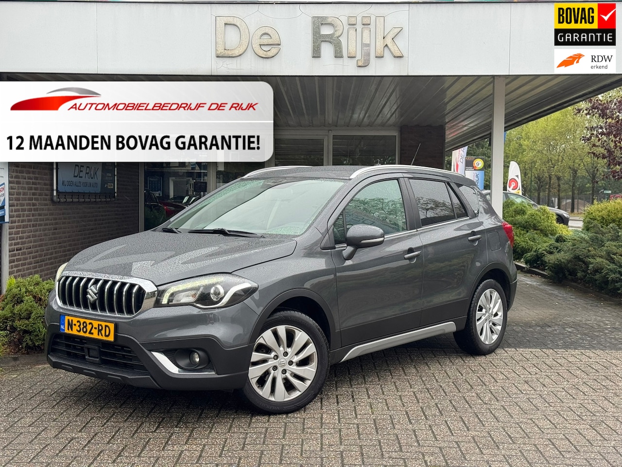 Suzuki S-Cross - 1.4 Boosterjet Select Smart Hybrid | Navi, Camera, Stoelverw., Android Auto, ACC, Trekhaak - AutoWereld.nl