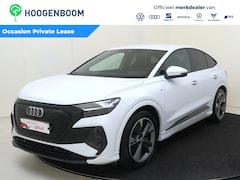 Audi Q4 Sportback e-tron - 35 S edition 55 kWh | SoH 86% | Warmtepomp | Stoel- en stuurwielverwarming | Keyless | Nav