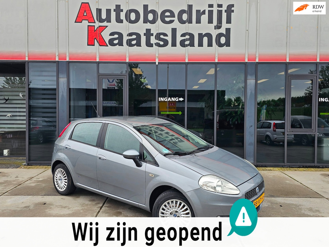 Fiat Grande Punto - 1.4 Dynamic - Trekhaak - Airco - AutoWereld.nl